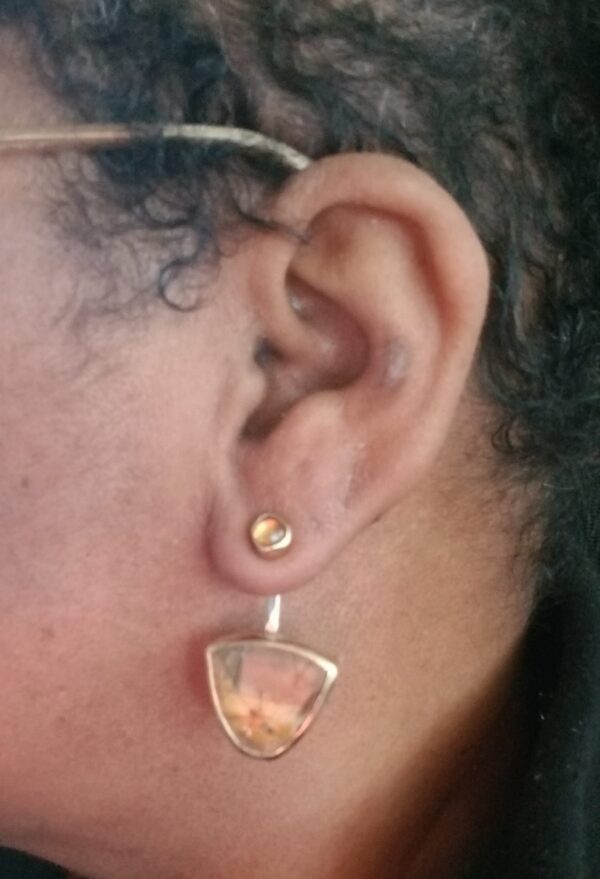 Hessonite & Jasper (Creek) Versatile Earrings - Image 2