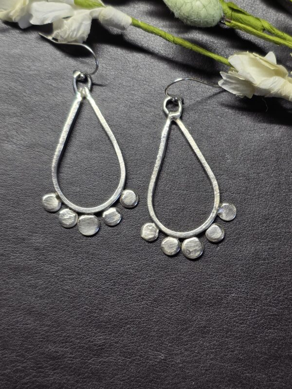 Sterling Silver "Daisy" Earrings - Image 2