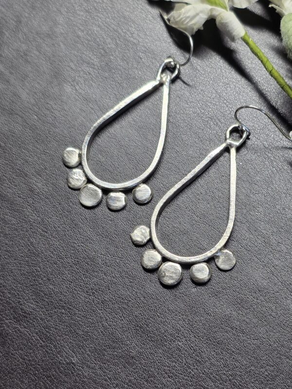 Sterling Silver "Daisy" Earrings - Image 3